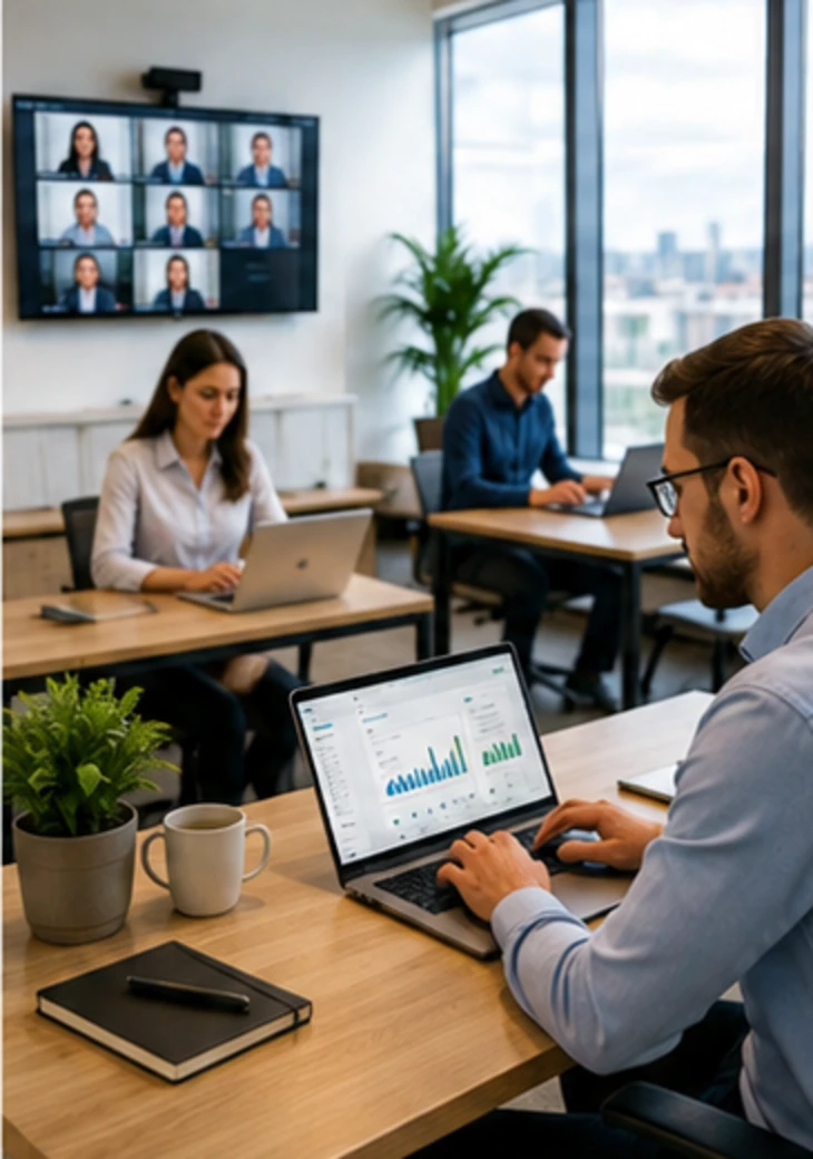 Ethernet network connection on business connectivity equipment